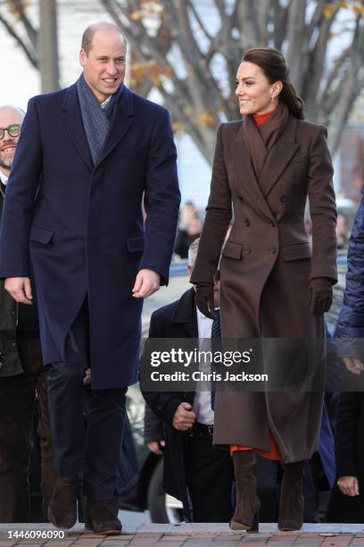 Prince William, Prince of Wales and Catherine, Princess of Wales visit east Boston to see the changing face of Boston’s shoreline as the city...