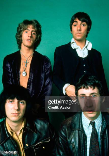 Portrait of The Who photographed in the late 1960's.;
