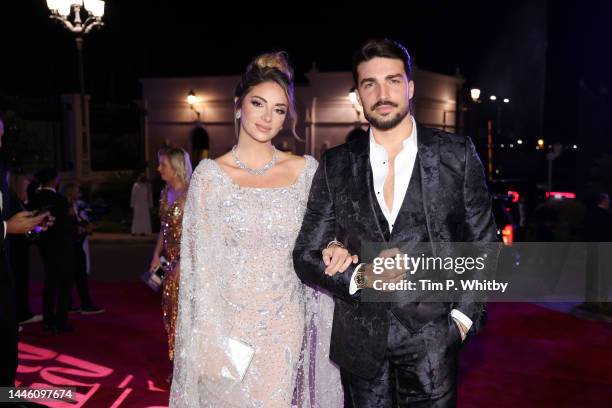 Eleonora Brunacci and Mariano Di Vaio attend the Opening Night Gala screening of "What's Love Got To Do With It?" at the Red Sea International Film...