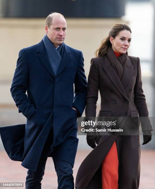 Prince William, Prince of Wales and Catherine, Princess of Wales visit east Boston to see the changing face of Boston’s shoreline as the city...