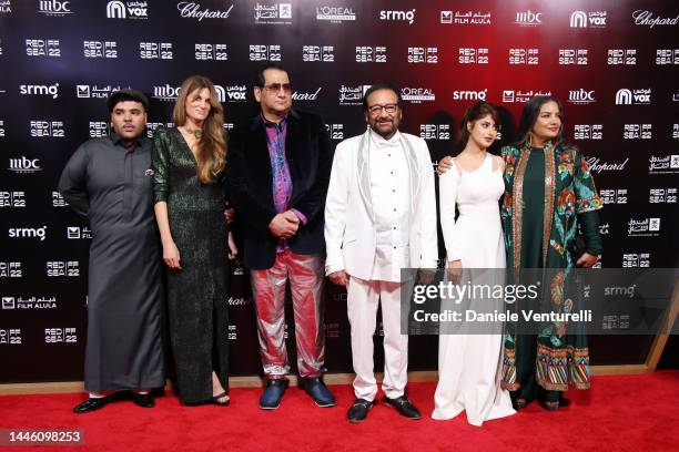 Jeff Mirza, Naughty Boy, Jemima Khan, Shekhar Kapur, Sajal Ali and Shabana Azmi attend the Opening Night Gala screening of "What's Love Got To Do...