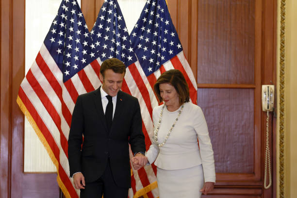 DC: Speaker Pelosi Meets With Visiting French President Macron