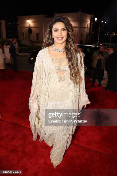 Priyanka Chopra attends the Opening Night Gala screening of "What's Love Got To Do With It?" at the Red Sea International Film Festival on December...