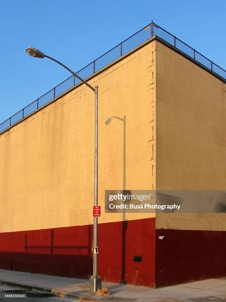 Corner wall in Brooklyn, New York City