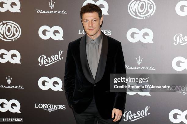 Andrea Bosca attends the "GQ Men Of The Year" Red Carpet at Palazzo Serbelloni on December 01, 2022 in Milan, Italy.