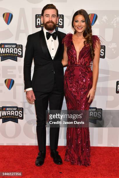 Ryan Blaney and Gianna Tulio attend the NASCAR Awards and Champion Celebration at the Music City Center on December 01, 2022 in Nashville, Tennessee.