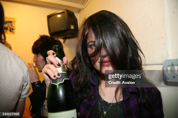 Alison Mosshart of The Kills, photographed at the Hawley Arms Fundraiser, to raise awareness for popular hangout that is yet to re-open after severe...