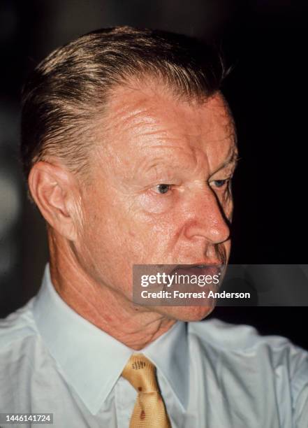 Former US National Security Advisor Zbigniew Brzezinski, Beijing, China, August 1986.