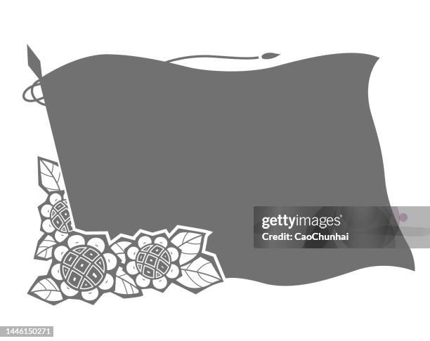 flag icon - chinese communist revolution stock illustrations