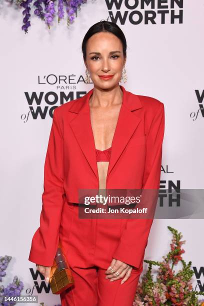 Catt Sadler attends L'Oréal Paris' Women of Worth Celebration at The Ebell Club of Los Angeles on December 01, 2022 in Los Angeles, California.