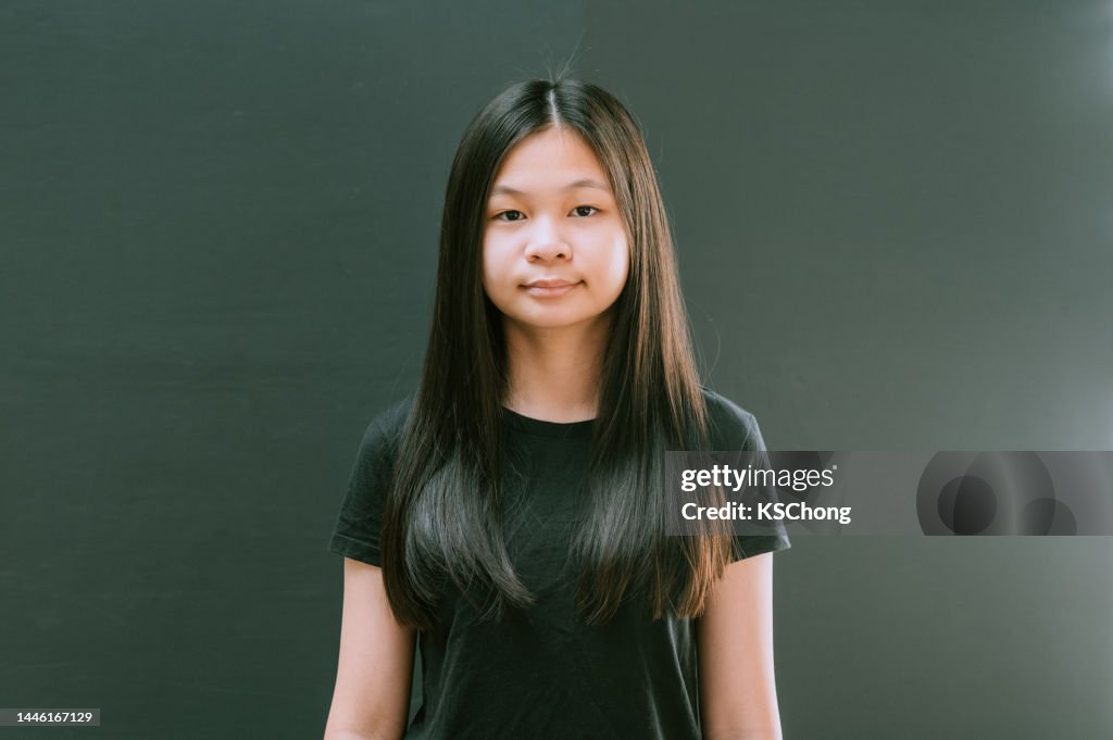 Asian Chinese child with happy face