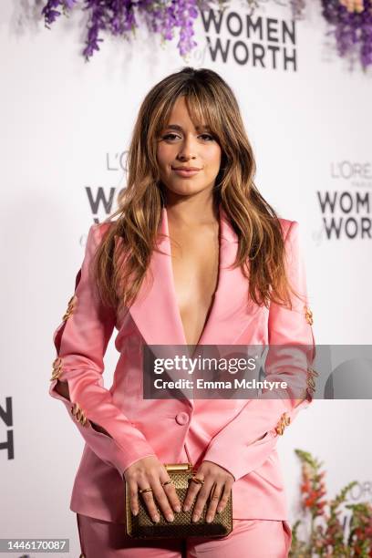 Camila Cabello attends L'Oreal Paris' 'Women of Worth' celebration at The Ebell Club of Los Angeles on December 01, 2022 in Los Angeles, California.