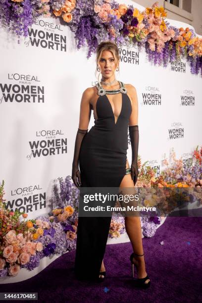 Kara Del Toro attends L'Oreal Paris' 'Women of Worth' celebration at The Ebell Club of Los Angeles on December 01, 2022 in Los Angeles, California.