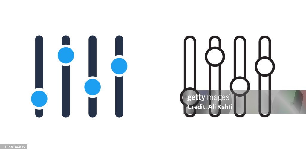System settings sliders icon