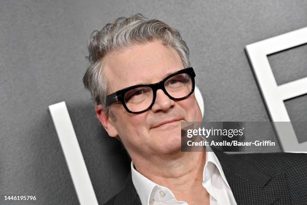 Colin Firth attends the Los Angeles Premiere of Searchlight Pictures "Empire of Light" at Samuel Goldwyn Theater on December 01, 2022 in Beverly...