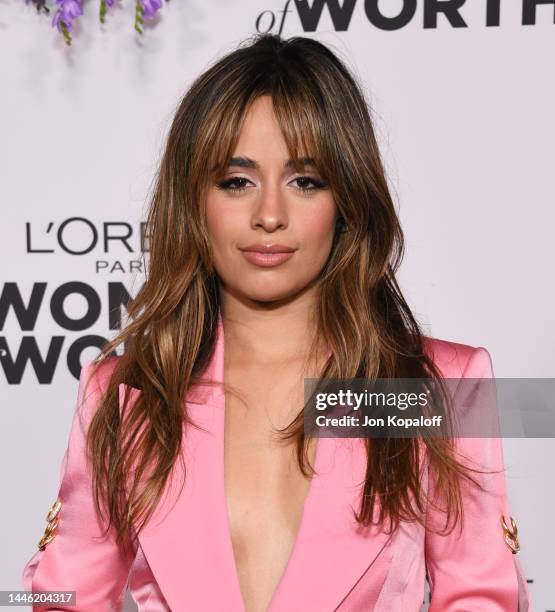 Camila Cabello attends L'Oréal Paris' Women Of Worth Celebration at The Ebell Club of Los Angeles on December 01, 2022 in Los Angeles, California.