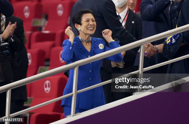 Princess Hisako of Takamado of Japan the FIFA World Cup Qatar 2022 Group E match between Japan and Spain at Khalifa International Stadium on December...