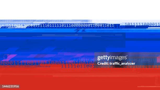 cyber warfare - russia - cyber war stock illustrations