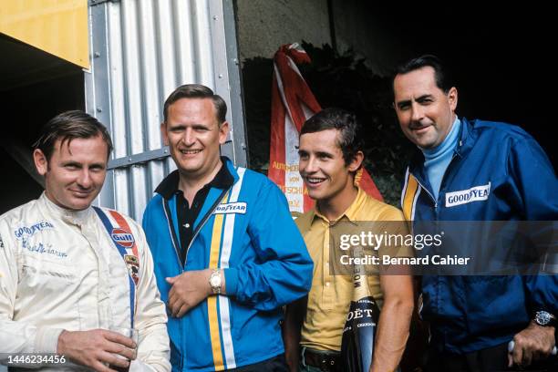 Bruce McLaren, Jacky Ickx, Jack Brabham, Grand Prix of Germany, Nurburgring, 03 August 1969.