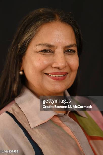 Shabana Azmi attends the "What's Love Got To Do With it" Portrait Session during the Red Sea International Film Festival on December 02, 2022 in...