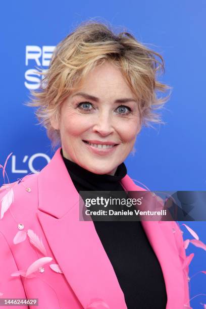Sharon Stone during the in Conversation with Sharon Stone at the Red Sea International Film Festival on December 02, 2022 in Jeddah, Saudi Arabia.
