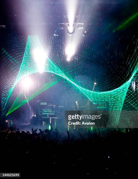 The Chemical Brothers in concert performing live at The Roundhouse, London on 31st May 2007. 23046 -