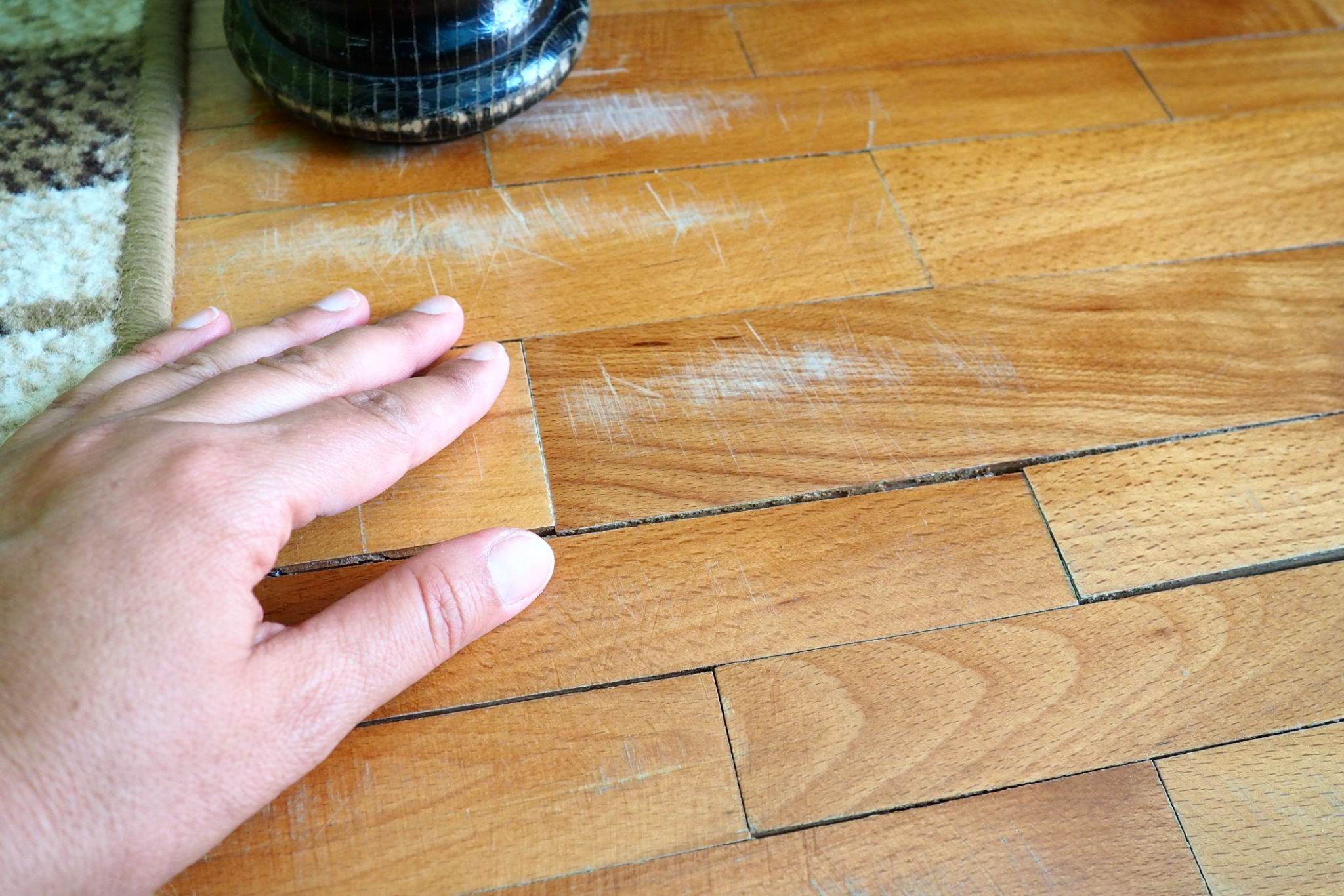 scratch protection hardwood