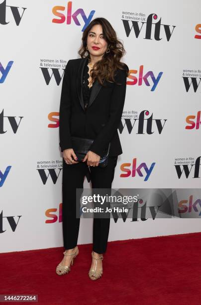 Ramita Nava arrives at the "Sky Women In Film And TV Awards" 2022 at London Hilton on December 02, 2022 in London, England.