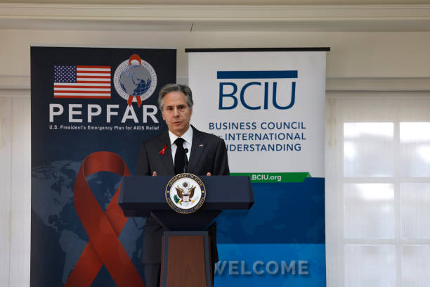 DC: Secretary Blinken And Dr. Fauci Attend World AIDS Day Reception In Washington, DC