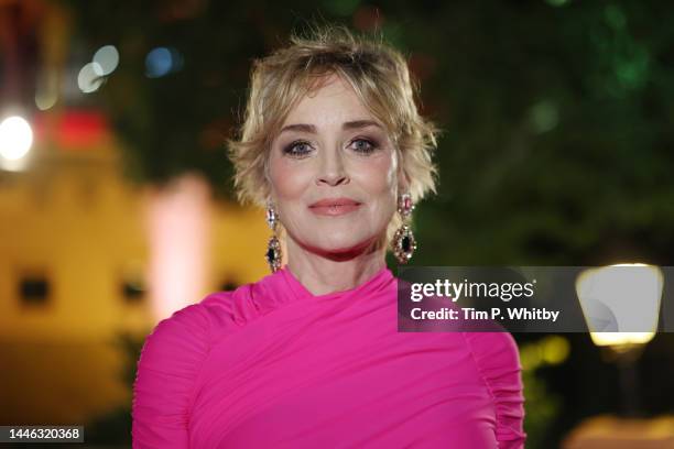 Sharon Stone attends the "Women in Cinema" red carpet during the Red Sea International Film Festival on December 02, 2022 in Jeddah, Saudi Arabia.