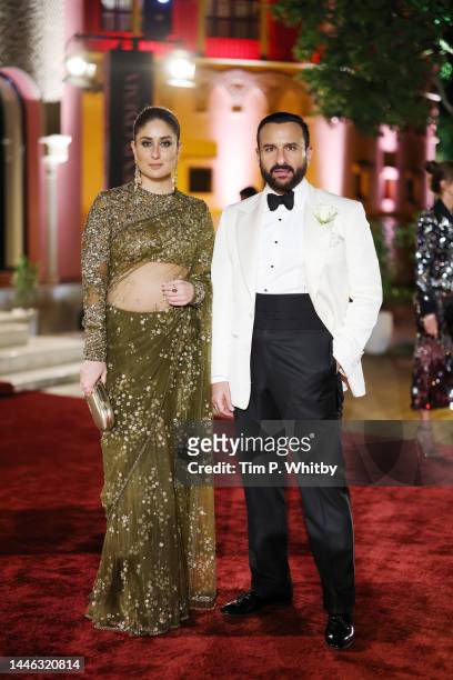 Kareena Kapoor and Saif Ali Khan attend the "Women in Cinema" red carpet during the Red Sea International Film Festival on December 02, 2022 in...