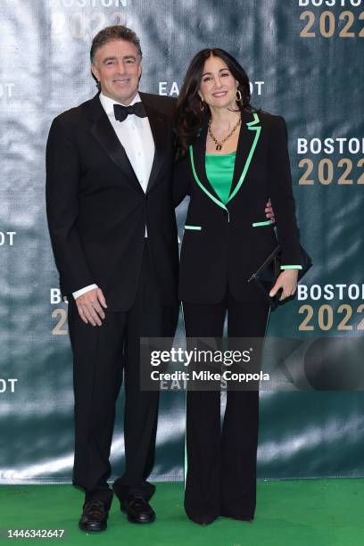 Wyc Grousbeck and Emilia Fazzalari attend the The Earthshot Prize 2022 at MGM Music Hall at Fenway on December 02, 2022 in Boston, Massachusetts.