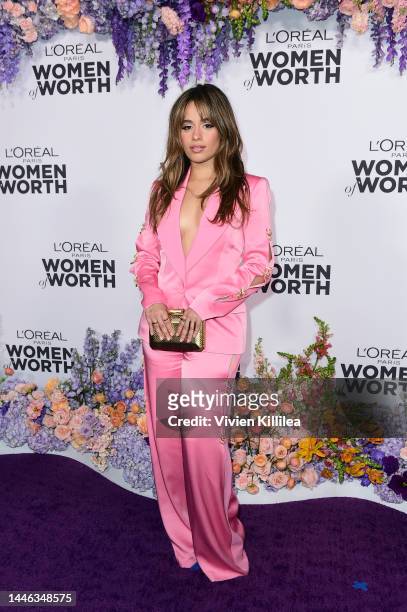 Camila Cabello attends the 17th Annual L'Oréal Paris Women of Worth Celebration at The Ebell of Los Angeles on December 01, 2022 in Los Angeles,...