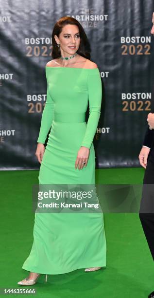 Catherine, Princess of Wales attends The Earthshot Prize 2022 at MGM Music Hall at Fenway on December 02, 2022 in Boston, Massachusetts.