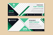 set modern design banners template with