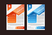 set flyer exchange theme cover design