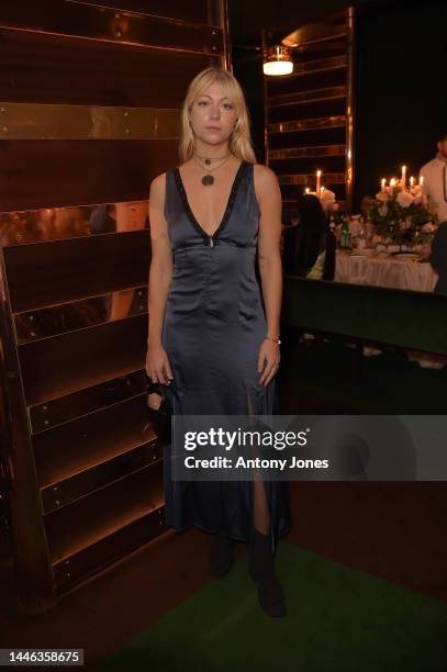 Alexia Mavroleon attends a Festive dinner to celebrate the opening of the first LoveShackFancy London store on Westbourne Grove at Casa Cruz on...