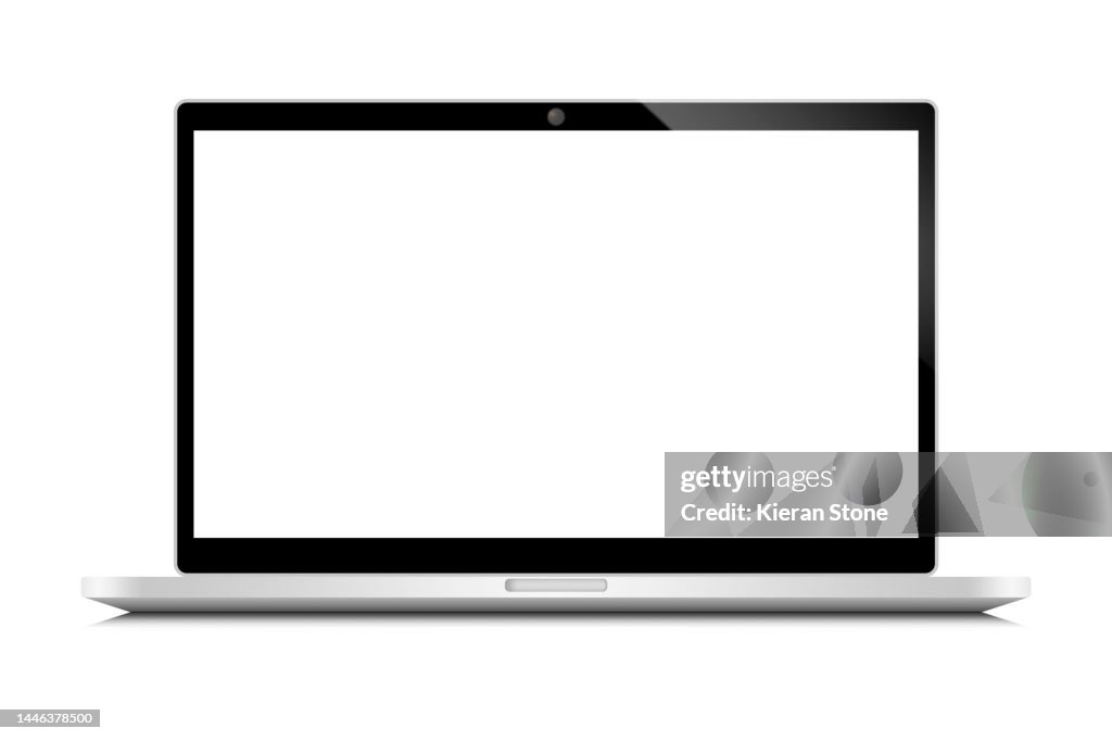 Blank Screen Open Laptop