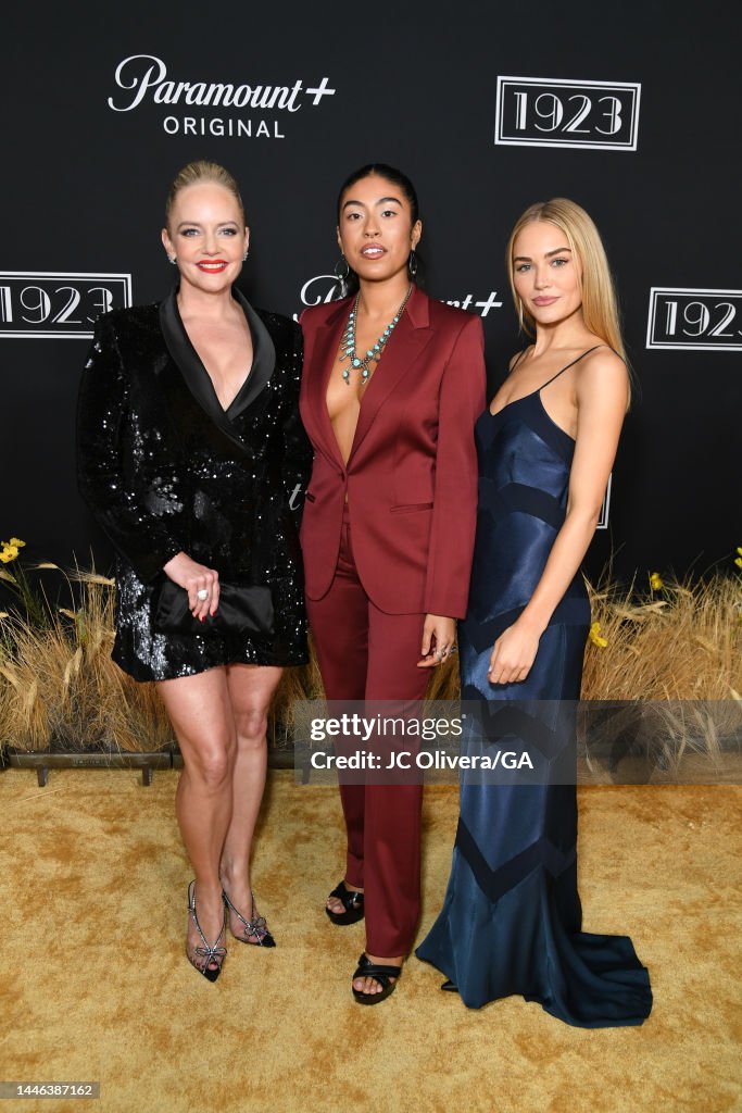 Marley Shelton, Aminah Nieves, and Michelle Randolph attend the Los