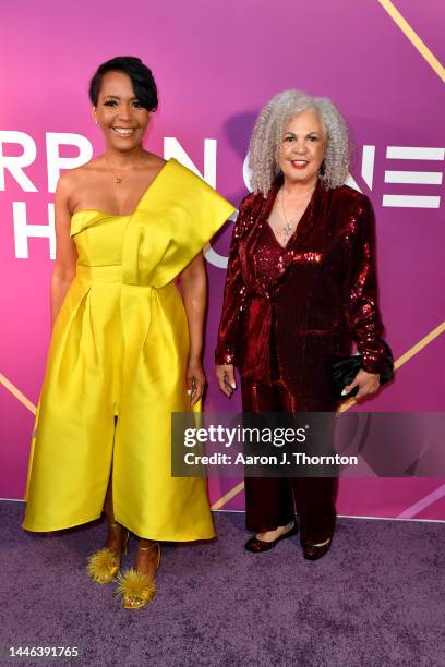 Keisha Lance Bottoms and Sylvia Robinson attend the TV One Urban One Honors at The Eastern on December 02, 2022 in Atlanta, Georgia.