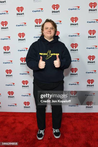 Lewis Capaldi attends iHeartRadio 102.7 KIIS FM's Jingle Ball 2022 Presented by Capital One at The Kia Forum on December 02, 2022 in Inglewood,...