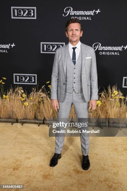 Sebastian Roche attends the Los Angeles Premiere Of Paramount+'s "1923" at Hollywood American Legion on December 02, 2022 in Los Angeles, California.