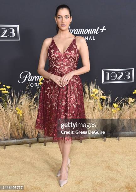 Ariana Ron Pedrique attends the Los Angeles Premiere Of Paramount+'s "1923" at Hollywood American Legion on December 02, 2022 in Los Angeles,...