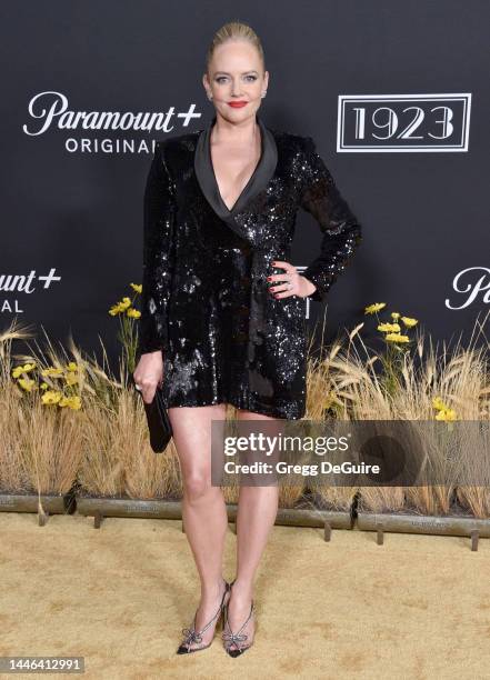 Marley Shelton attends the Los Angeles Premiere Of Paramount+'s "1923" at Hollywood American Legion on December 02, 2022 in Los Angeles, California.