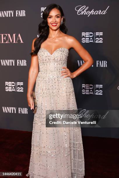 Jessica Alba attends the Women in Cinema red carpet during the Red Sea International Film Festival on December 02, 2022 in Jeddah, Saudi Arabia.