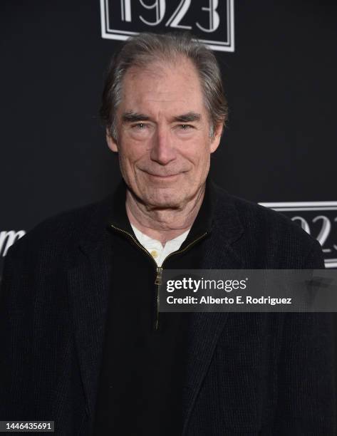 Timothy Dalton attends the "1923" LA Premiere Screening & After Party on December 02, 2022 in Los Angeles, California.