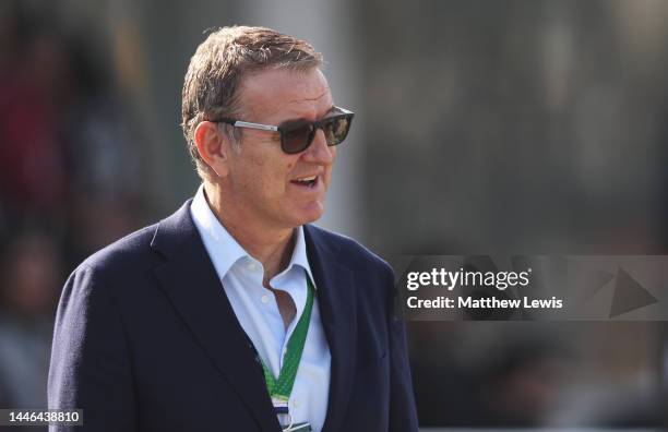Richard Thompson, Chairman of the ECB pictured during the First Test Match between Pakistan and England at Rawalpindi Cricket Stadium on December 03,...