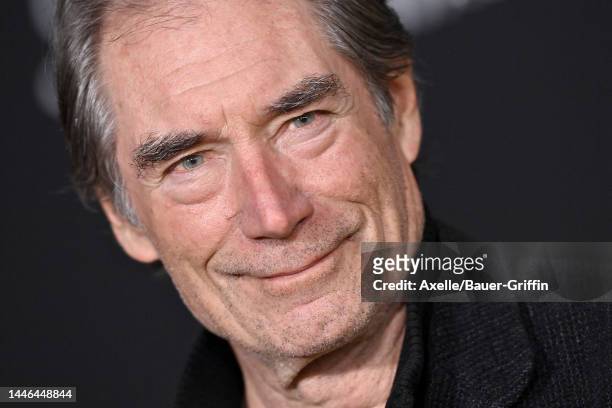 Timothy Dalton attends the Los Angeles Premiere of Paramount+'s "1923" at Hollywood American Legion on December 02, 2022 in Los Angeles, California.