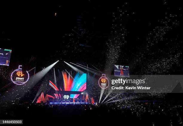 Dua Lipa performs onstage during iHeartRadio 102.7 KIIS FM's Jingle Ball 2022 Presented by Capital One at The Kia Forum on December 02, 2022 in...