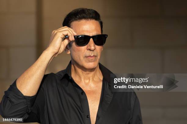 Akshay Kumar poses during a portrait session at the Red Sea International Film Festival on December 03, 2022 in Jeddah, Saudi Arabia.